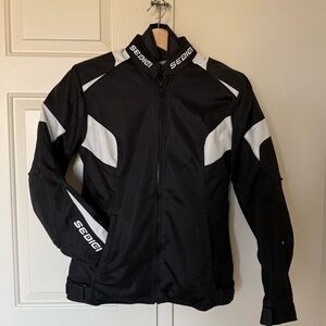 Sedici | Women’s Motorcycle Black and White Jacket Size M